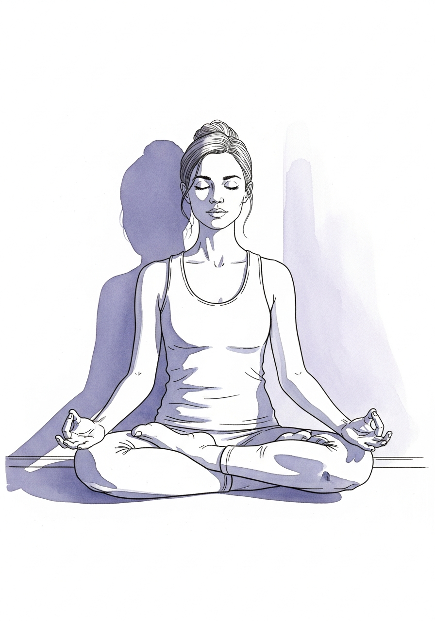 Lotus pose